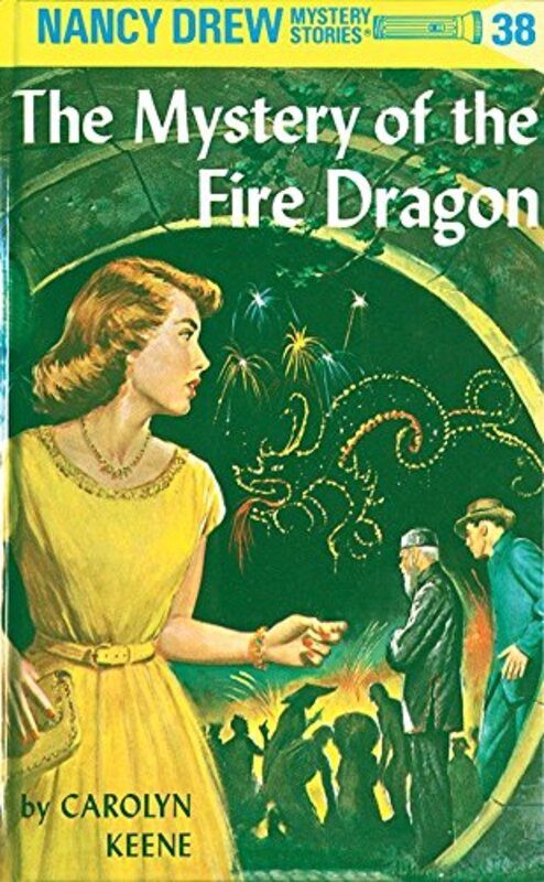 Book cover for "The Mystery of the Fire Dragon" by Mildred A Wirt