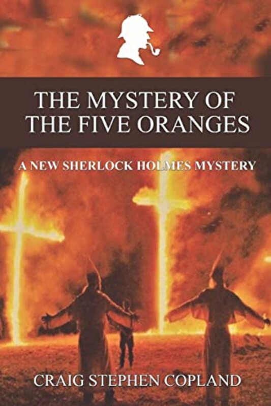 Book cover for "The Mystery of the Five Oranges" by Craig Stephen Copland