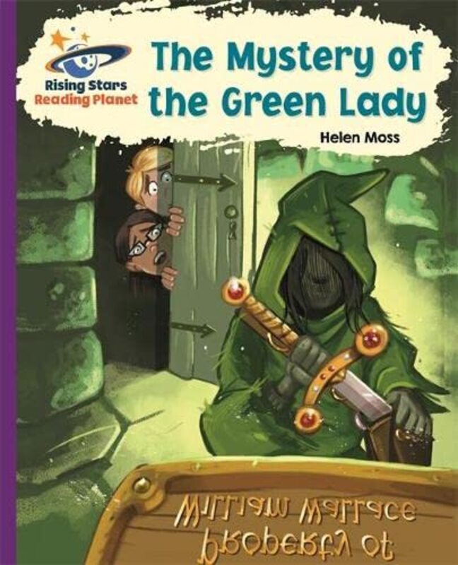 Book cover for "The Mystery of the Green Lady" by Helen Moss