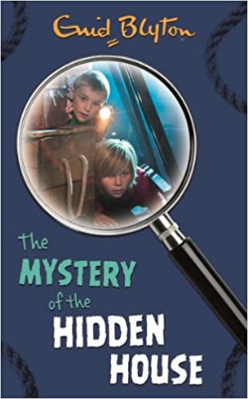 Book cover for "The Mystery of the Hidden House" by Enid Blyton