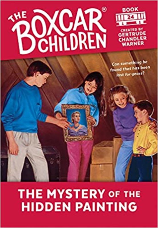 Book cover for "The Mystery of the Hidden Painting" by Gertrude Chandler Warner