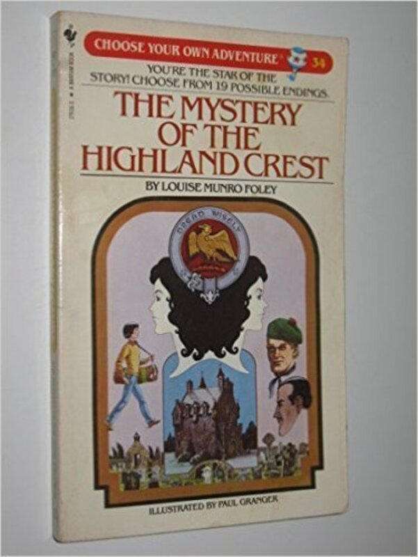 Book cover for "The Mystery of the Highland Crest" by Various