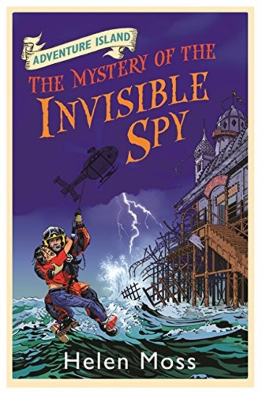Book cover for "The Mystery of the Invisible Spy" by Helen Moss