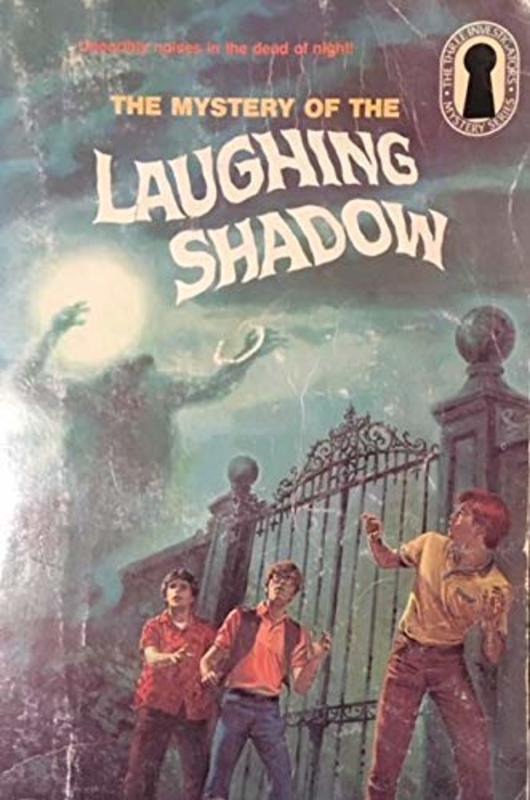 Book cover for "The Mystery of the Laughing Shadow" by William Arden