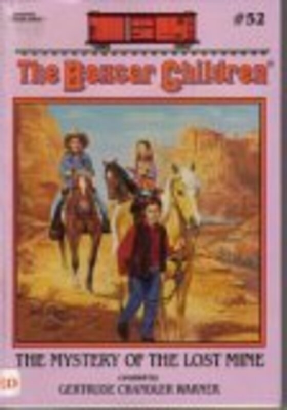 Book cover for "The Mystery of the Lost Mine" by Gertrude Chandler Warner