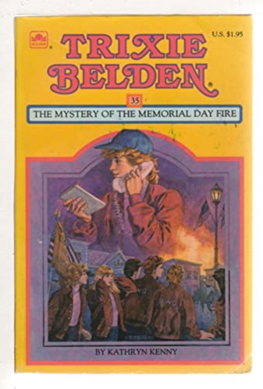 Book cover for "The Mystery of the Memorial Day Fire" by Kathryn Kenny