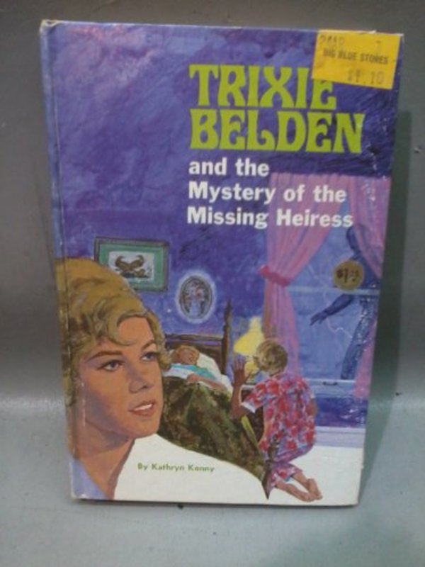 Book cover for "The Mystery of the Missing Heiress" by Kathryn Kenny