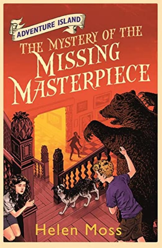 Book cover for "The Mystery of the Missing Masterpiece" by Helen Moss
