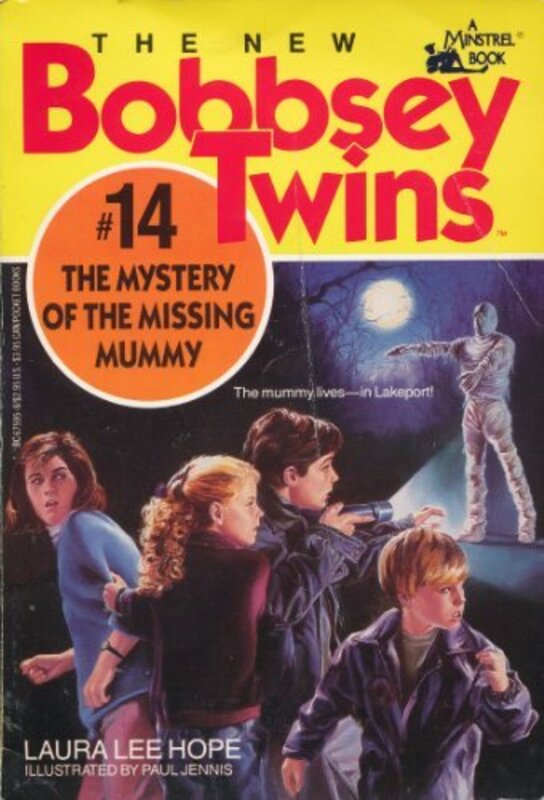 Book cover for "The Mystery of the Missing Mummy" by Laura Lee Hope