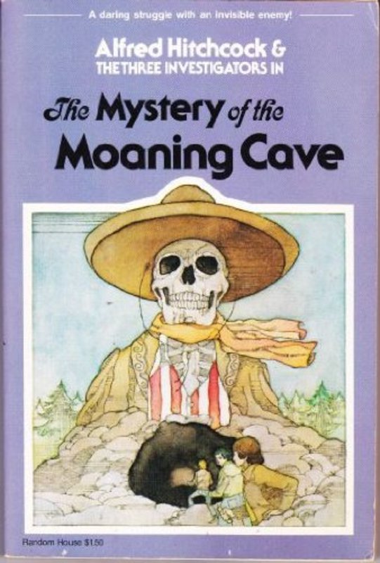 Book cover for "The Mystery of the Moaning Cave" by William Arden
