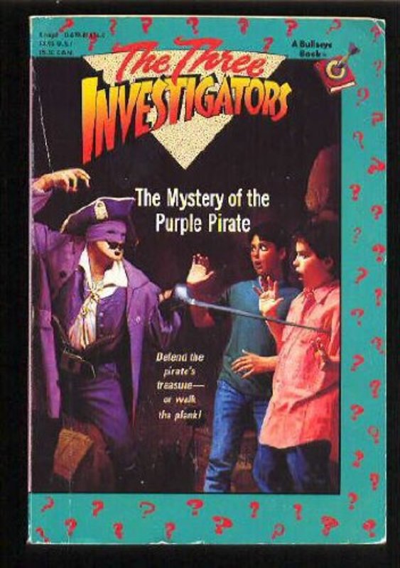 Book cover for "The Mystery of the Purple Pirate" by William Arden
