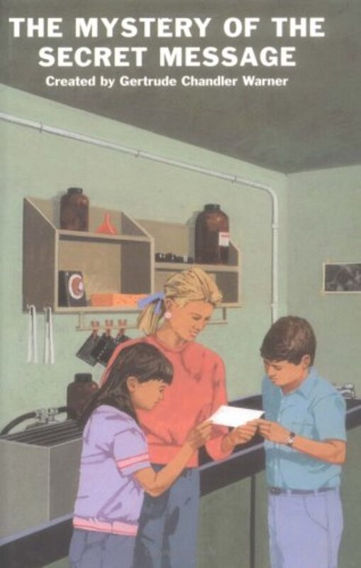 Book cover for "The Mystery of the Secret Message" by Gertrude Chandler Warner