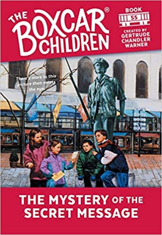 Book cover for "The Mystery of the Secret Message" by Gertrude Chandler Warner