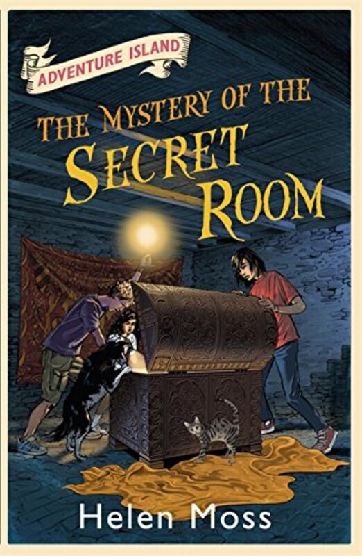 Book cover for "The Mystery of the Secret Room" by Helen Moss