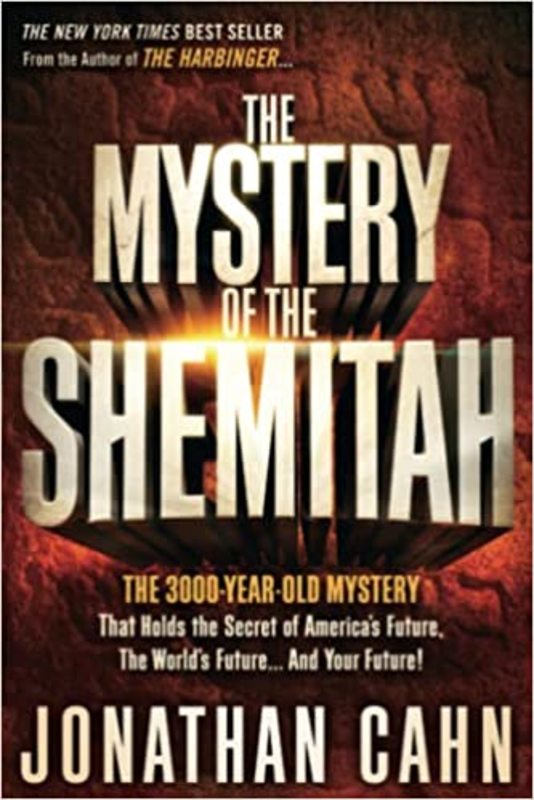 Book cover for "The Mystery of the Shemitah" by Jonathan Cahn
