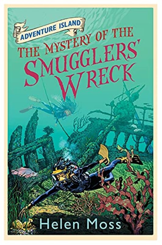Book cover for "The Mystery of the Smugglers' Wreck" by Helen Moss