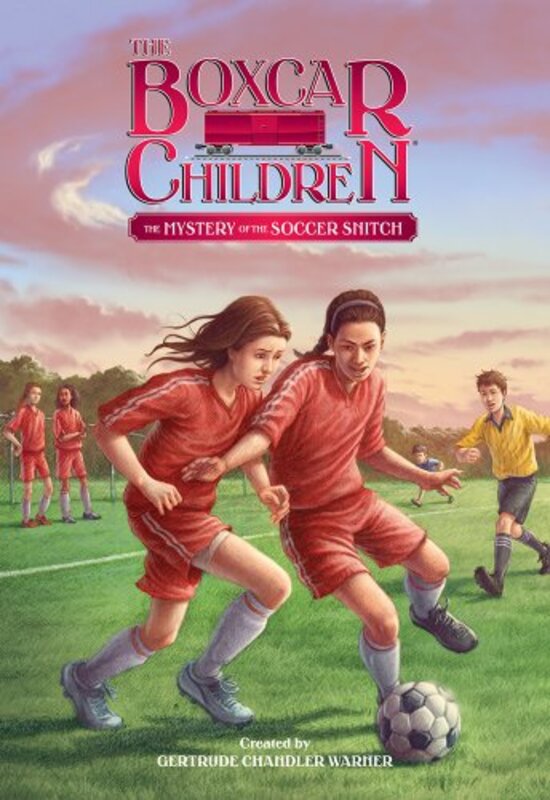 Book cover for "The Mystery of the Soccer Snitch" by Gertrude Chandler Warner