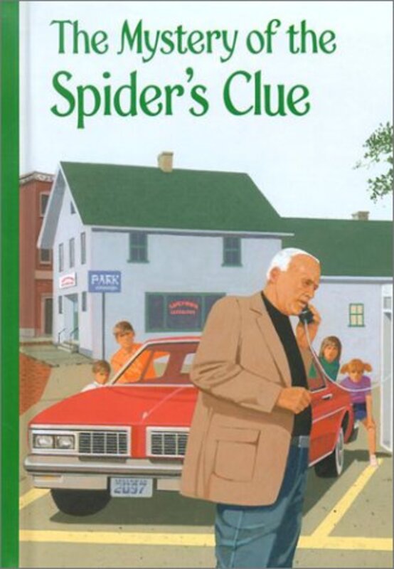 Book cover for "The Mystery of the Spider's Clue" by Gertrude Chandler Warner