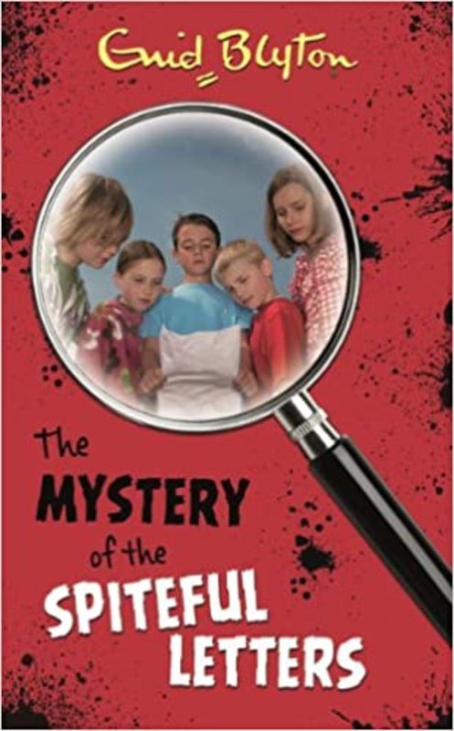 Book cover for "The Mystery of the Spiteful Letters" by Enid Blyton