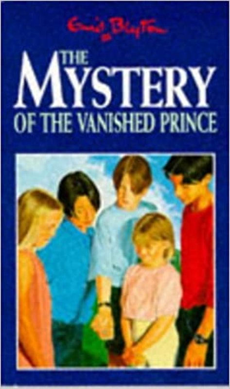 Book cover for "The Mystery of the Vanished Prince" by Enid Blyton