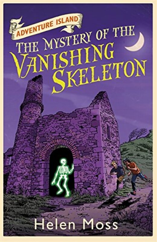 Book cover for "The Mystery of the Vanishing Skeleton" by Helen Moss