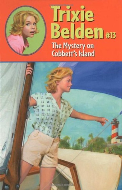 Book cover for "The Mystery on Cobbett's Island" by Kathryn Kenny