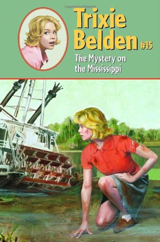 Book cover for "The Mystery on the Mississippi" by Kathryn Kenny