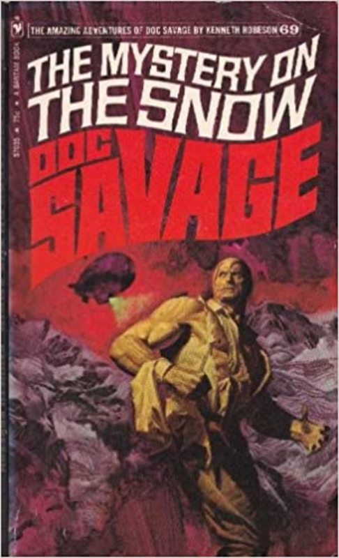 Book cover for "The Mystery on the Snow" by Lester Dent