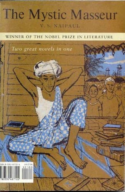 Book cover for "The Mystic Masseur" by VS Naipaul