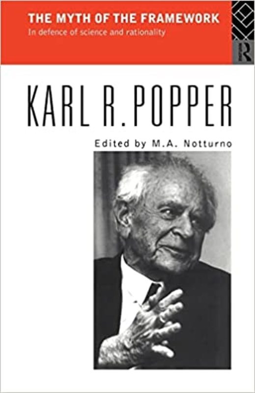 Book cover for "The Myth of the Framework" by Karl Popper