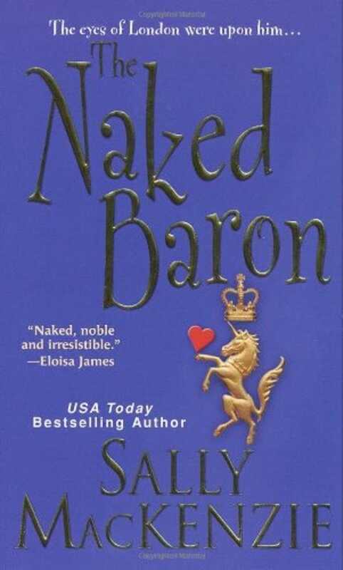 Book cover for "The Naked Baron" by Sally MacKenzie