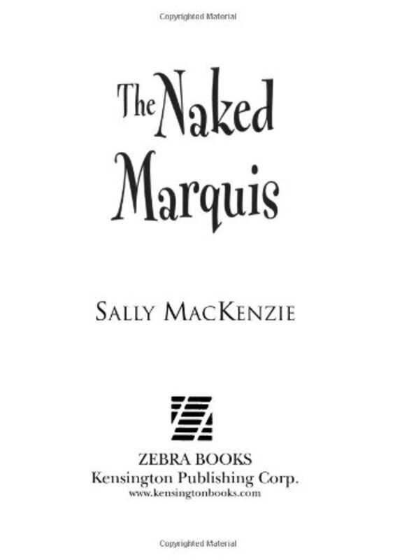 Book cover for "The Naked Marquis" by Sally MacKenzie