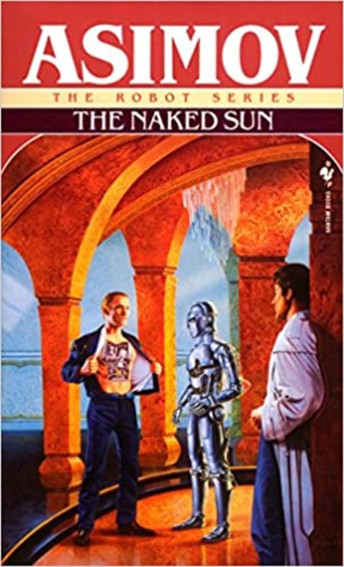Book cover for "The Naked Sun" by Isaac Asimov