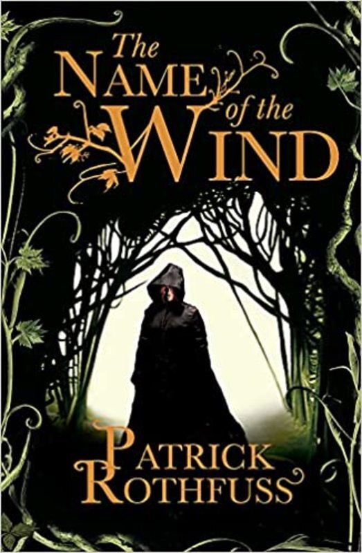 Book cover for "The Name of the Wind" by Patrick Rothfuss