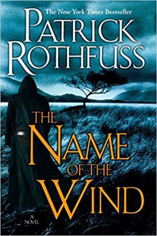Book cover for "The Name of the Wind"