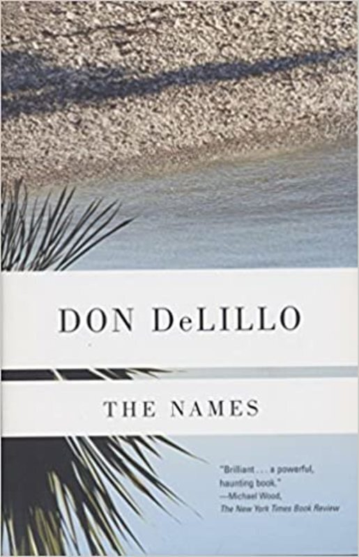Book cover for "The Names" by Don DeLillo