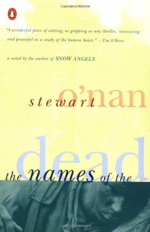 Book cover for "The Names of the Dead" by Stewart O'Nan