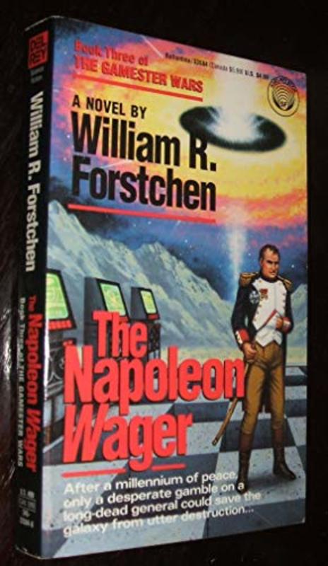 Book cover for "The Napoleon Wager" by William Forstchen