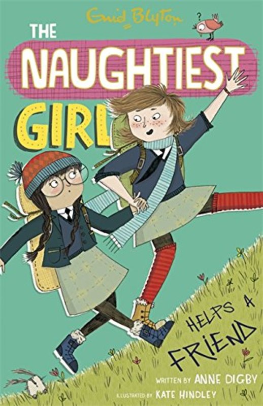 Book cover for "The Naughtiest Girl Helps a Friend" by Enid Blyton