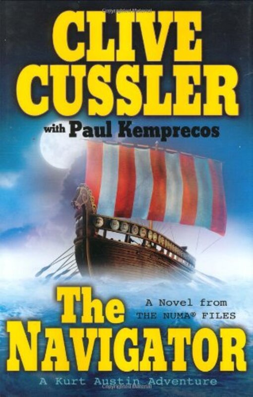 Book cover for "The Navigator" by Clive Cussler
