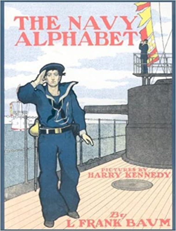 Book cover for "The Navy Alphabet" by L Frank Baum