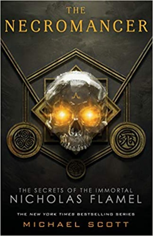 Book cover for "The Necromancer" by Michael Scott