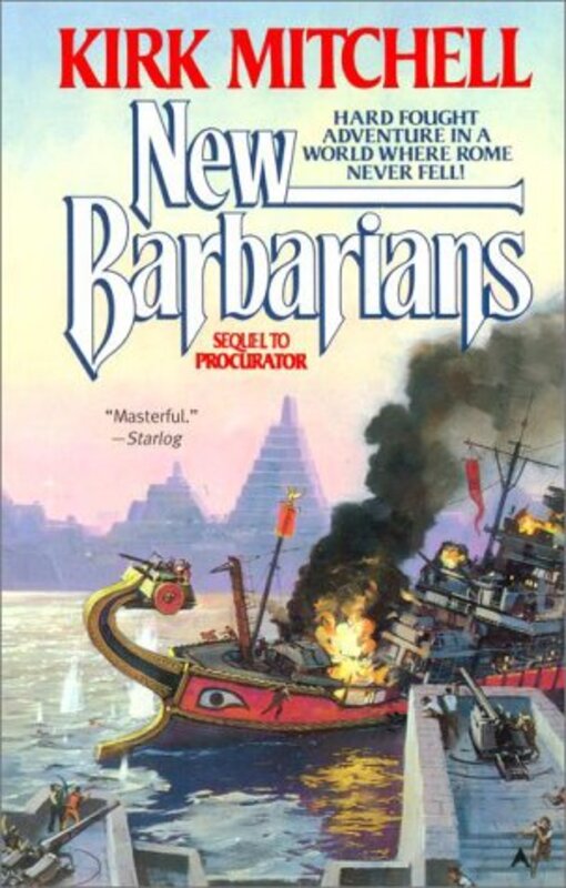 Book cover for "The New Barbarians" by Kirk Mitchell