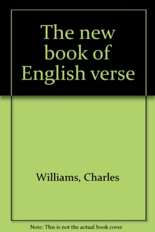 Book cover for "The New Book of English Verse" by Charles Walter Williams