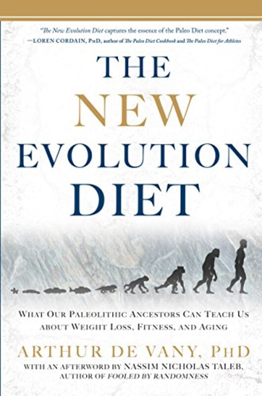 Book cover for "The New Evolution Diet"