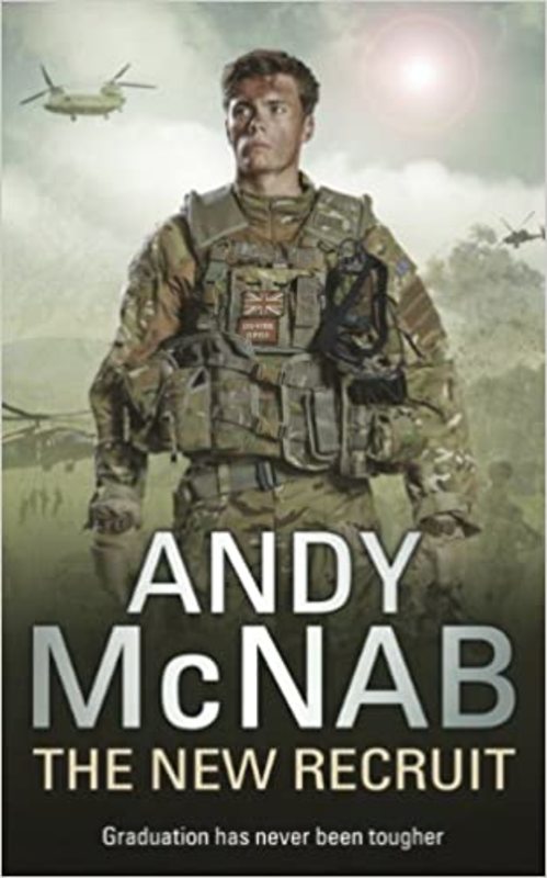 Book cover for "The New Recruit" by Andy McNab
