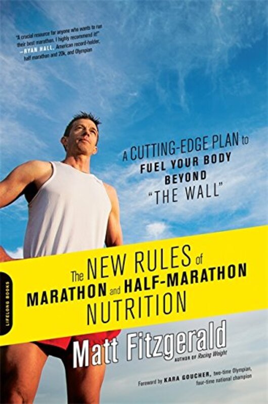 Book cover for "The New Rules of Marathon and Half-Marathon Nutrition" by Matt Fitzgerald