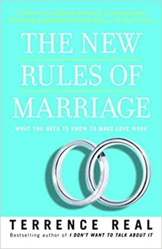 Book cover for "The New Rules of Marriage" by Terrence Real