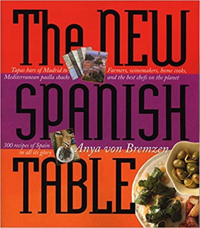 Book cover for "The New Spanish Table" by Anya von Bremzen