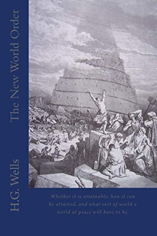 Book cover for "The New World Order" by HG Wells